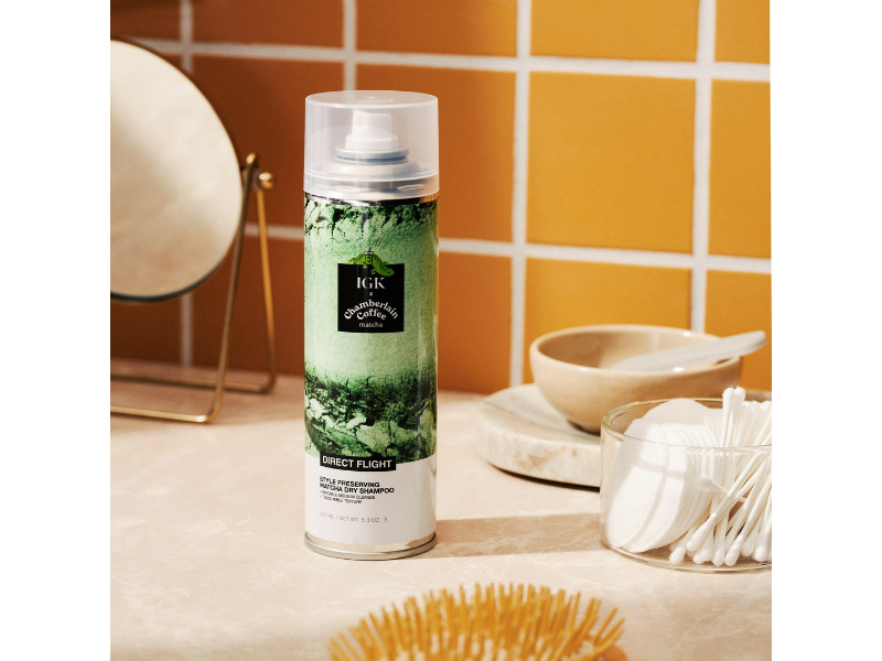 Chamberlain Coffee Partners with IGK to Launch a Limited Edition Matcha Dry Shampoo
