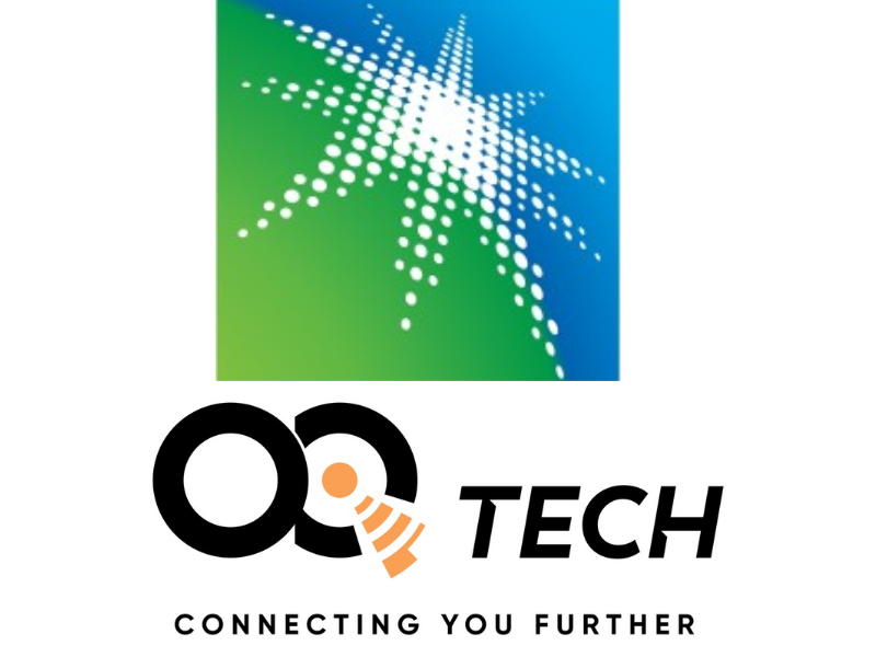 Aramco and OQ Tech logos