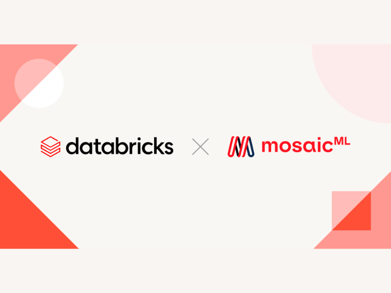 Databricks Mosaic ML logos