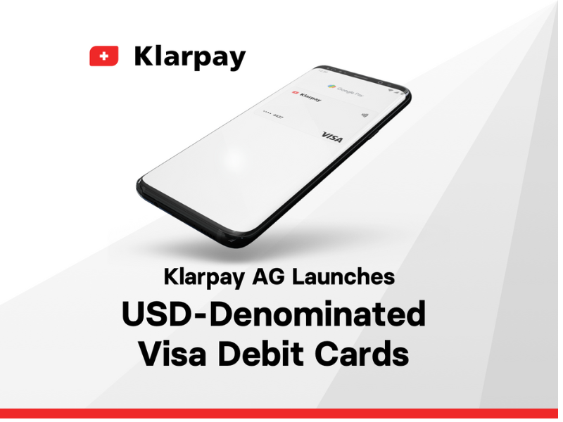 Klarpay AG USD-Denominated Visa Debit Cards