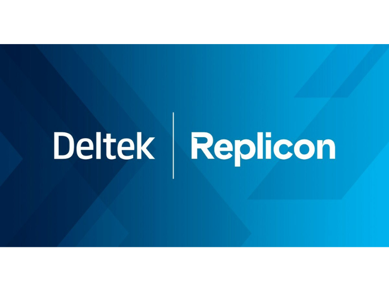 Deltek and Replicon logos