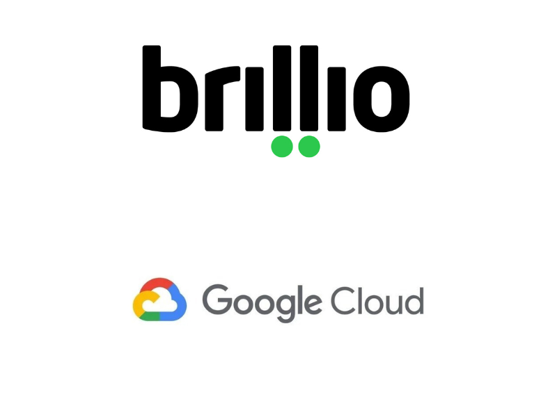 GCP and Brillio logos