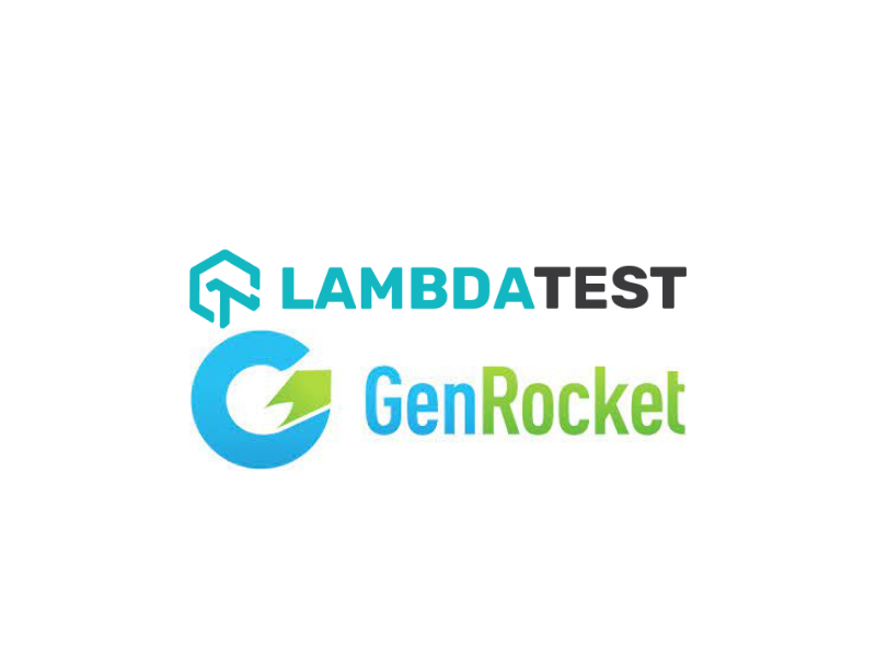 Lamdatest and GenRocket logos