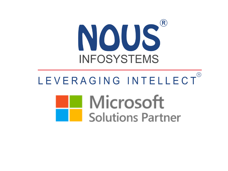 Nous Infosystems and MS Solutions Partner logo