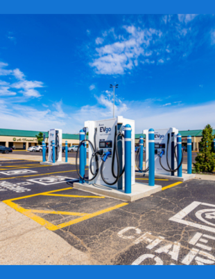 An EVgo fast charging station (Photo Business Wire)