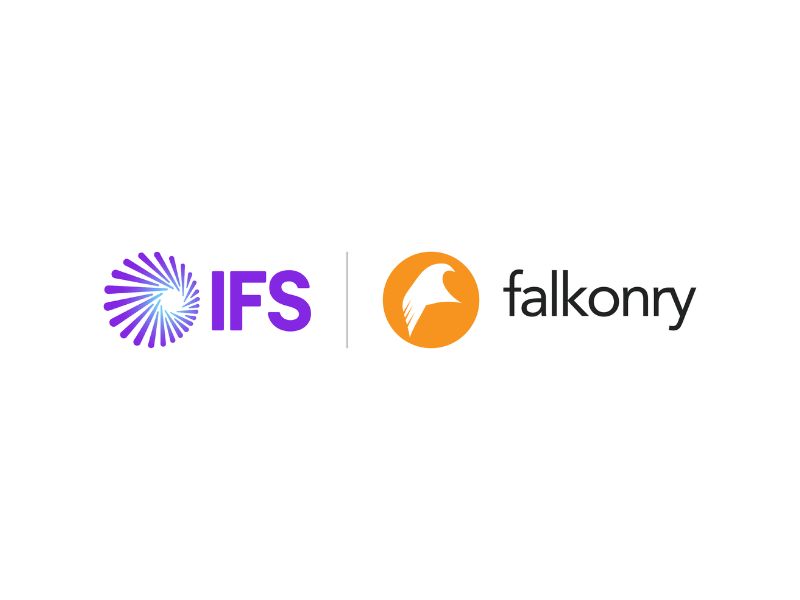 IFS and Falkonry AI logos