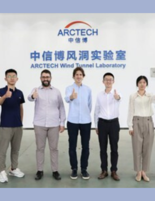 Professor Mikel Ogueta Gutiérrez and Professor Omar Gómez Ortega visited Arctech Wind Tunnel Laboratory