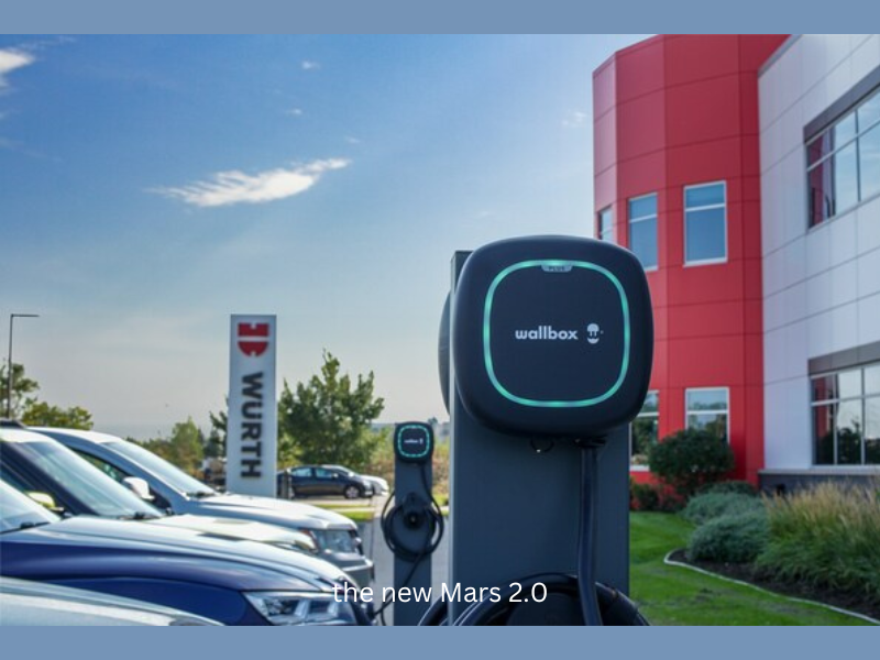 Wallbox EV Chargers, supplied and installed by WattLogic, at Würth Industrial US distribution center in Brooklyn Park, MN