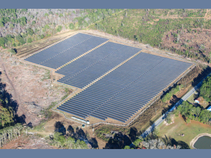Aspen Power solar project in Baxley, Georgia, 4.37 MW. (Photo Business Wire)