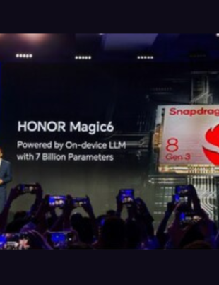 HONOR Magic6 Powered by on-device LLM