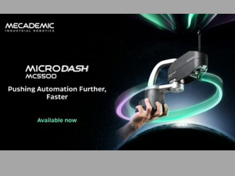 Mecademic, a specialist in micro automation robots, announces the official launch of its new product line, the MicroDASH series