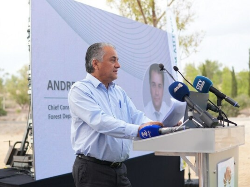 Mr. Andreas Christou, Vice general manager of Cyprus Forest Department