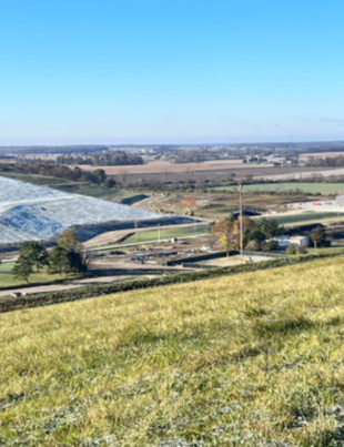 WIN Waste’s Seneca County landfill in Seneca County, Ohio, and its Tunnel Hill Reclamation landfill in Perry County, Ohio. (Photo: Business Wire)