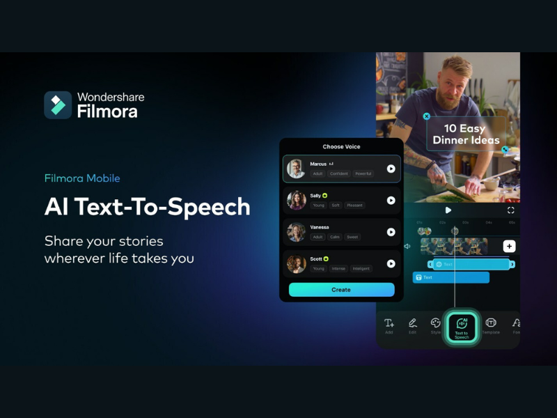 Wondershare-Filmora-App-AI-Text-To-Speech