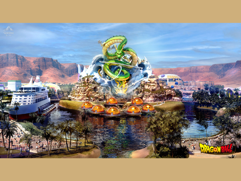 An image of the forthcoming, first-ever Dragon Ball theme park. Falcon’s Creative Group, a division of Falcon’s Beyond Global, Inc., is the master planner and creative guardian of the park. (Photo: Falcon's Creative Group)