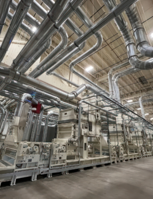 Panda Hemp Gin is a 500,000-square-foot building situated on 97 acres with the capacity to process 10 metric tons of industrial hemp into textile-grade fiber, hurd, short-fiber/hurd mix, and nutrient-rich micronized hurd per hour. (Photo: Business Wire)