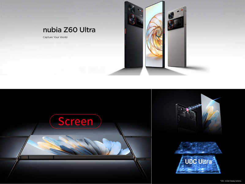 Nubia Z60 Ultra Design And Specs. Image Courtesy-nubia