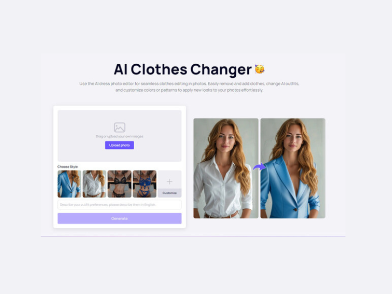 iFoto unveils Revolutionary AI Clothes Changer Feature aa