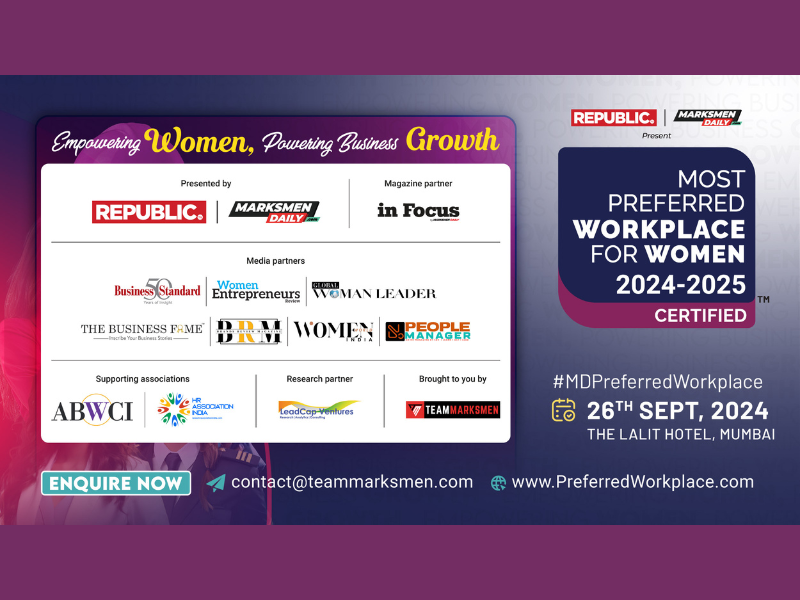 Most Preferred Workplace for Women 2024