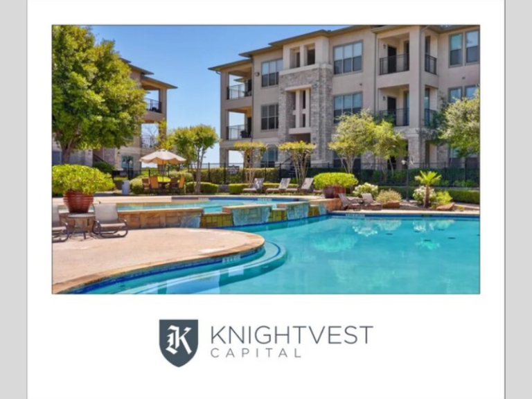 Knightvest Capital acquires the Verandas at Cityview apartment community.