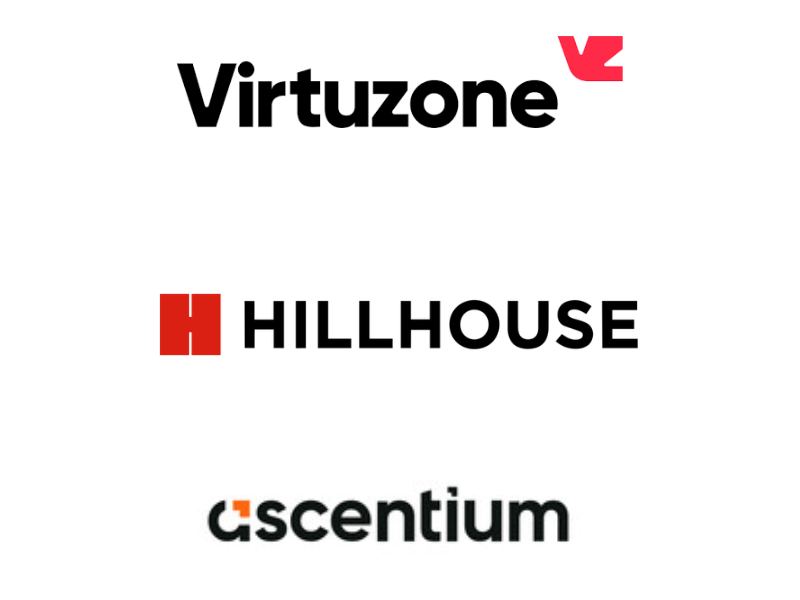 Logos taken from PR News, hillhouse investment website and Virtuzone website