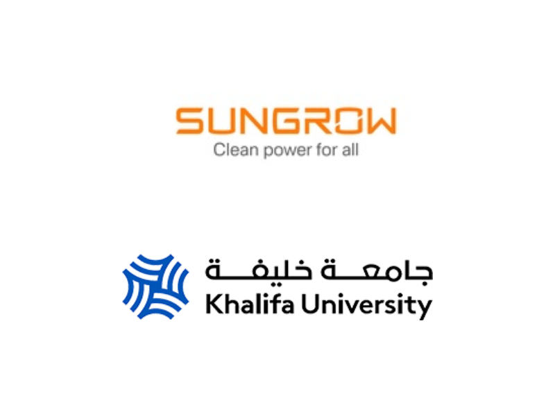 Logo taken from Khalifa University website and Sungrow logo from PR News wire