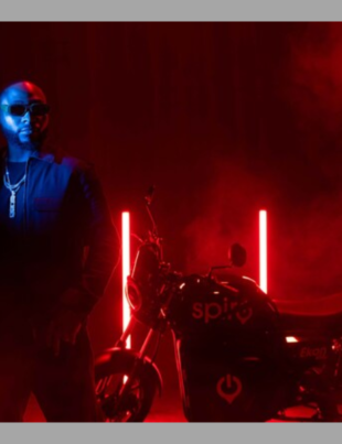 This image opens in the lightbox Afrobeats superstar Davido launches his partnership with Spiro Electric Bikes (Photo: PR Newswire)