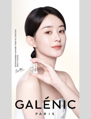 Zhao Liying Galénic Brand Ambassador Image: taken from PR Newswire