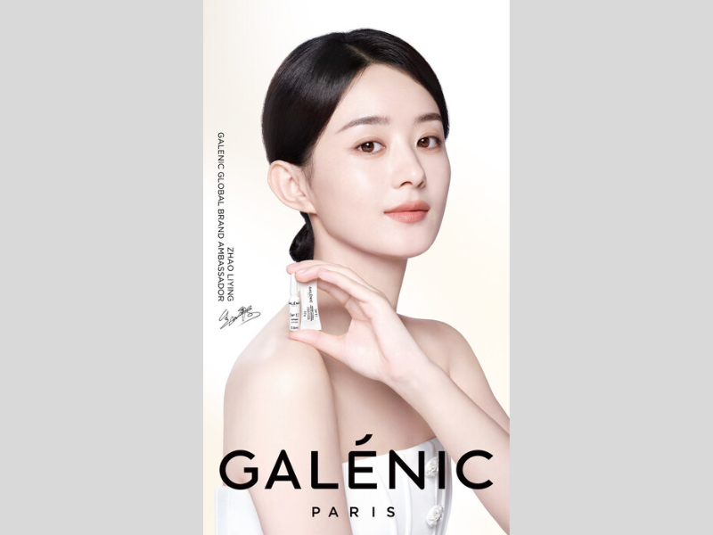 Zhao Liying Galénic Brand Ambassador Image: taken from PR Newswire