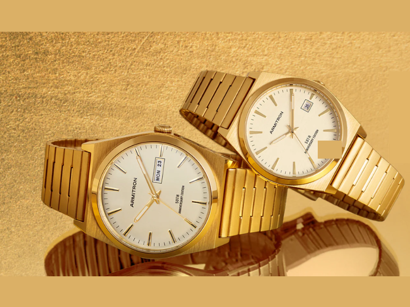 Armitron celebrates 50 Golden Years with the 50th Anniversary Edition of the 1975 Watch