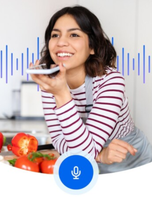 MyFitnessPal's voice logging feature (Image: PR Newswire)