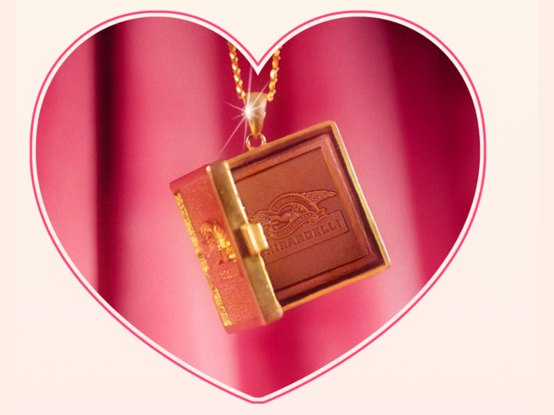 The Ghirardelli Chocolocket combines Two Valentine's Day Favorites