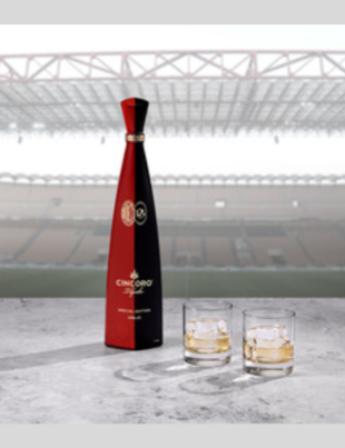 Cincoro Tequila and AC Milan Unveil Exclusive Limited-Edition Bottle to Celebrate Club's 125th Anniversary (Image: PR Newswire)