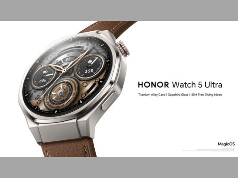 HONOR Unveils the Stunning HONOR Watch 5 Ultra at MWC 2025 (Image: PR Newswire)