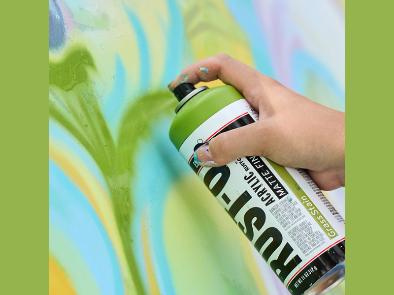 Rust-Oleum enters the Art World in Big Bold Way with Rust-O