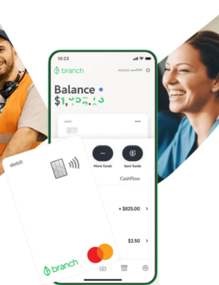 Branch delivers faster, more flexible options for people to get paid (Image Courtesy: Branch Official website)