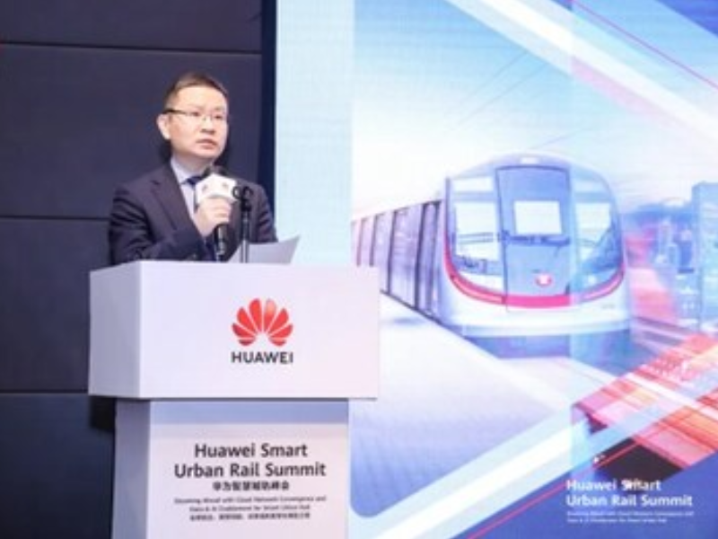 Huawei Keeping Cities Moving, Amplifying Urban Rail Intelligence (Photo Courtesy: PRNewswire)