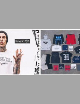 HURLEY UNVEILS FIRST-EVER GLOBAL BRAND AMBASSADOR CAMPAIGN FEATURING TRAVIS BARKER (Image Courtesy: PRNewswire)