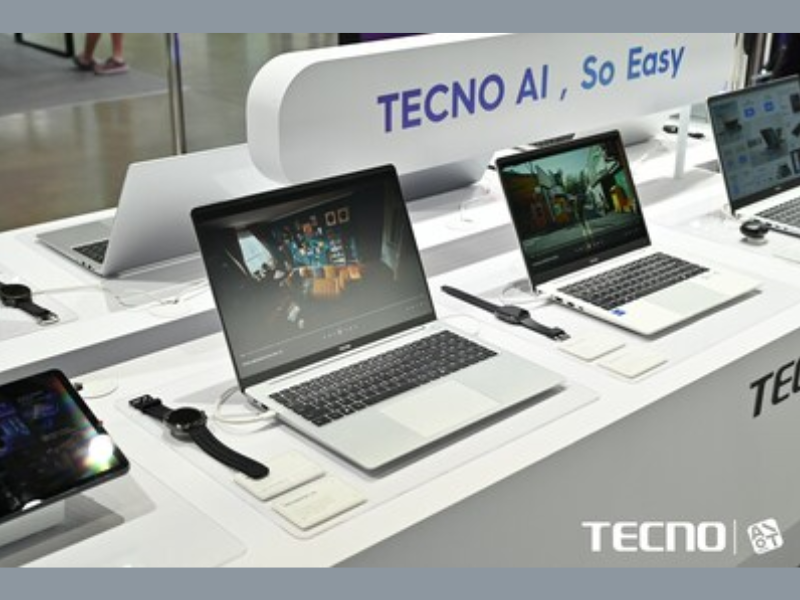 Mega Leap with AI TECNO Showcases Next-Gen AI PCs and AI Product Ecosystem Innovations at COMPUTEX 2025 (Image Courtesy: PRNewswire)