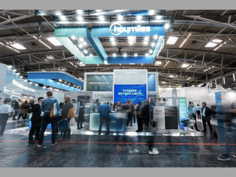 Hoymiles at Intersolar (Photo Courtesy: PRNewswire)