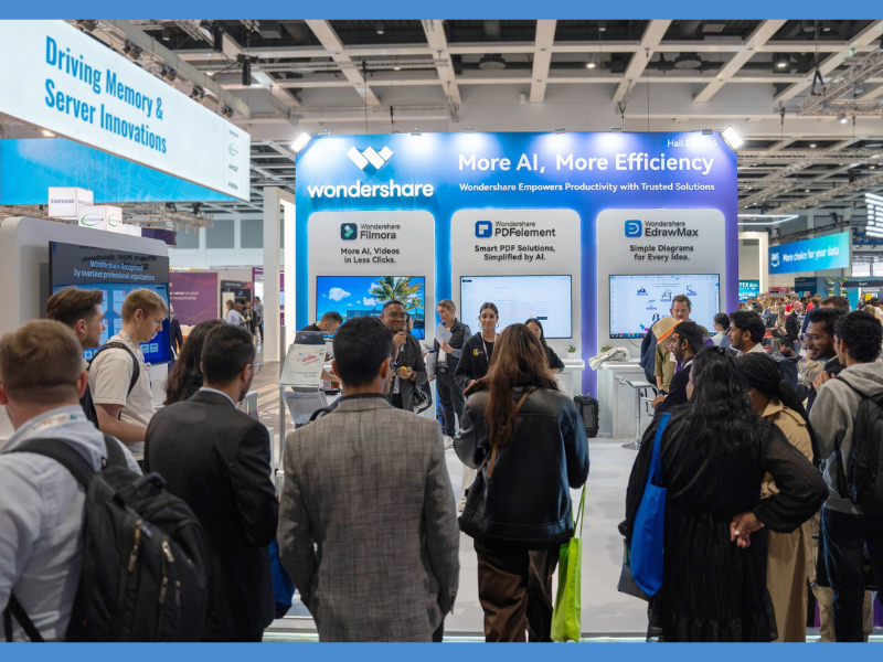 Wondershare Showcases AI-Powered creative software solutions at GITEX Europe