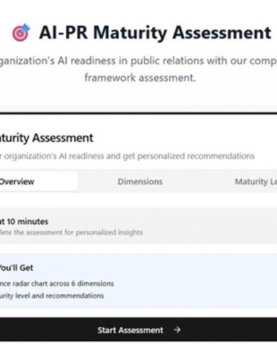 AI-PR Maturity Framework Developed by Dr. Celestine Achi (Image Courtesy: PRNewswire)