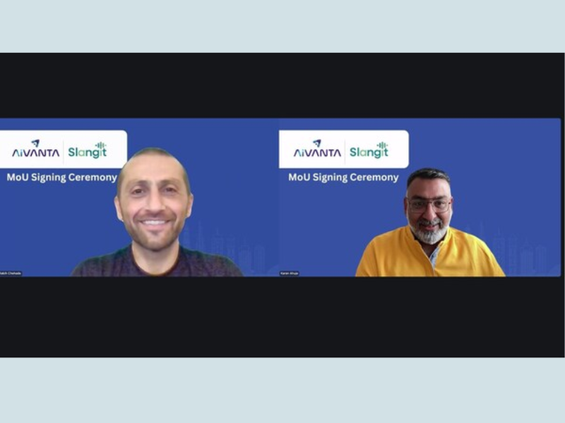 AiVANTA and Slangit Technologies Announce Strategic Partnership to Develop AI-Powered Customer Engagement Platform for the Middle East(Image Courtesy: PRNewswire)