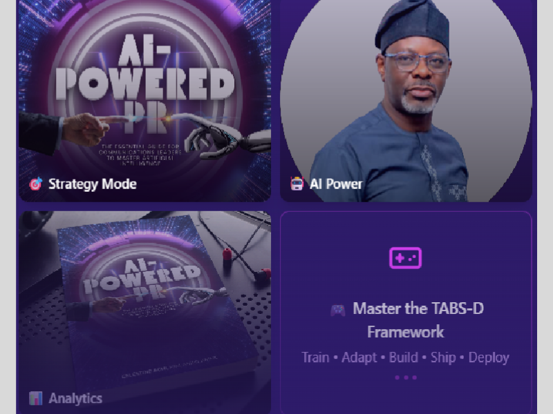 Celestine Achi Launches Free AI Readiness Assessment Tool and Maturity Framework to Accelerate Africa's AI Adoption in PR, Media, and Communications (Image Courtesy: Celestine Achi Official website)
