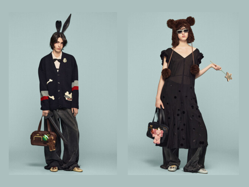 Coach Winter 2025 Collection - Look 2 and Look 4 (Image Courtesy: PRNewswire)
