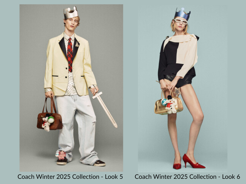 Coach Winter 2025 Collection - Look 5 and Look 6 (Image COurtesy: PRNewswire)