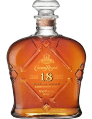 Crown Royal Aged 18 Years Extra Rare Blended Canadian Whisky (Image Courtesy: Arkay Beverages Official website)