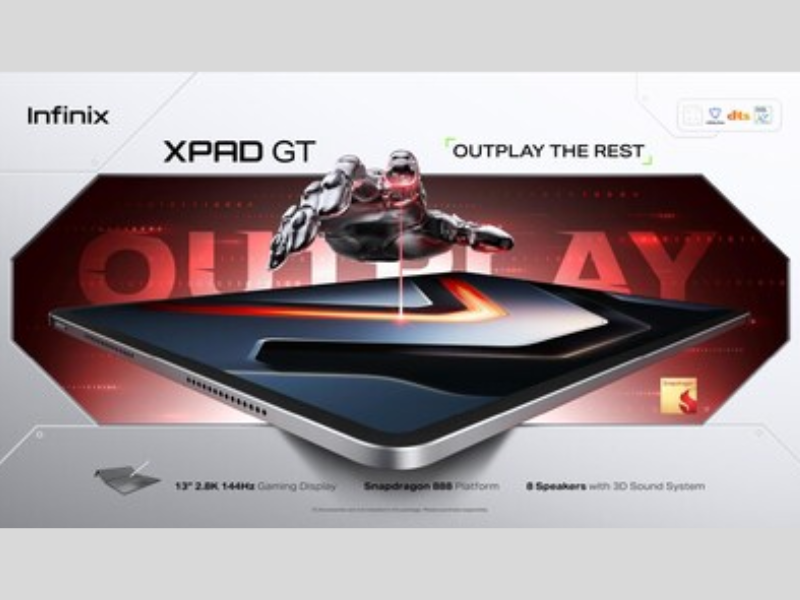Infinix XPAD GT (Image Courtesy: PRNewswire)