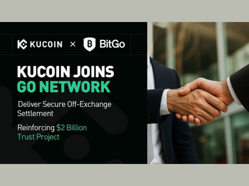 KuCoin Joins BitGo Singapore's Go Network for Off-Exchange Settlement, Reinforcing USD 2 Billion Trust Project (Image Courtesy: PRNewswire)