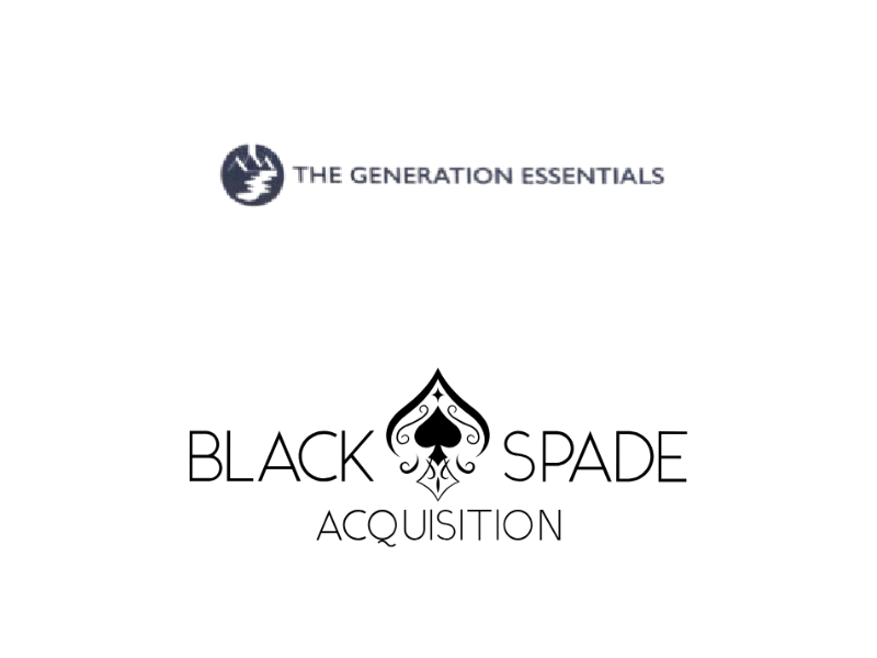 Image: The Generation Essentials group and BLACK SPADE ACQUISITION Official websites